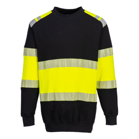 PW3 FR Modaflame Knit Hi-Vis Class 1 Sweatshirt