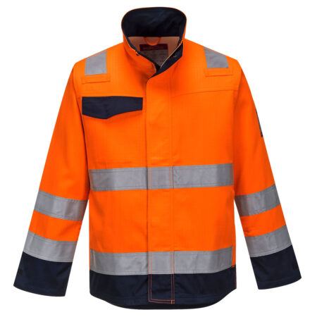 Modaflame Work HVO RIS Orange/Navy FR Jacket