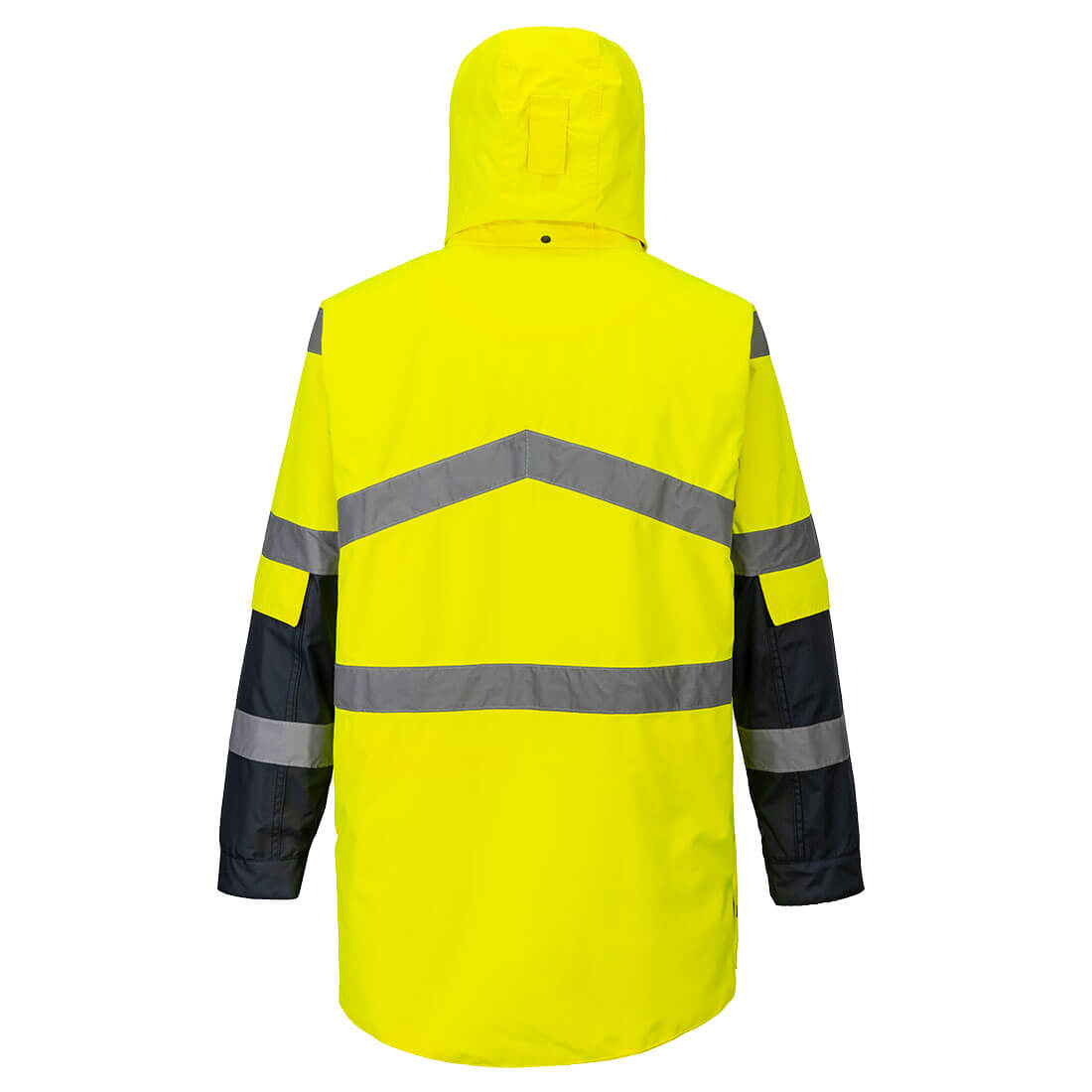 Hi-Vis Breathable Contrast Rain Jacket - Image 2